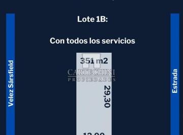 Terreno · 351m² · Lote en Paso del Rey 12 X 29,30 con Todos Los Servicios