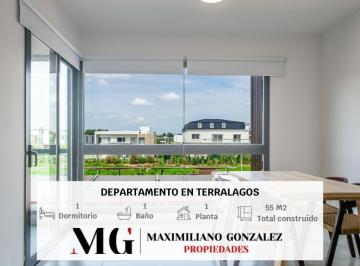 Departamento · 50m² · 2 Ambientes · 1 Cochera · Depto en Venta y Alquiler, 2 Ambientes - Terralagos, Canning.