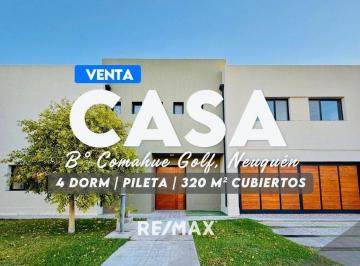 Casa · 320m² · 7 Ambientes · 2 Cocheras · Venta Casa 4 Dorm., B° Comahue Golf Club