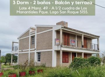 Casa de 5 ambientes, Villa Parque Siquiman · Vendo Casa Vista Al Lago Villa Parque Siquiman 3dorm Terraza y Balcón