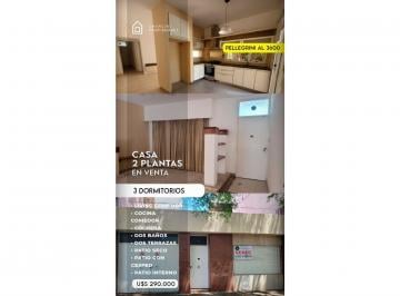 Casa · 100m² · 6 Ambientes · 1 Cochera · En Venta Casa de 4 Dorm. en Pellegrini 3600