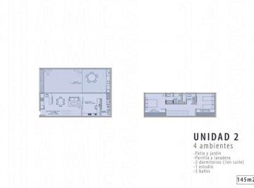 Departamento · 96m² · 4 Ambientes · Departamento 4 Amb en Paseo Plaza Thames - Palermo