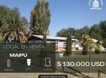 Local comercial de 4 ambientes, Rodeo del Medio · Salón de Fiesta Para 70 Personas con Amplio Parquizado y Cocina Equipada