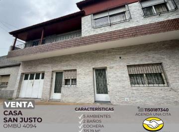 RUS-RUS-10178_2 · Venta Casa 5 Ambientes San Justo