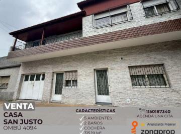 RUS-RUS-10178_2 · Venta Casa 5 Ambientes San Justo