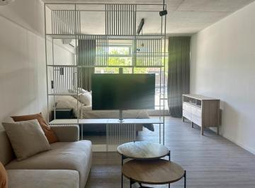 Departamento · 40m² · 1 Ambiente · 1 Cochera · Alquiler Loft Amoblado con Cochera y Amenities en Distrito Quartier Puerto Retiro.