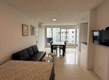 Departamento · 10m² · 1 Ambiente · 1 Cochera · Alquiler Anual Apto Monoambiente Frente Al Mar en Mansa