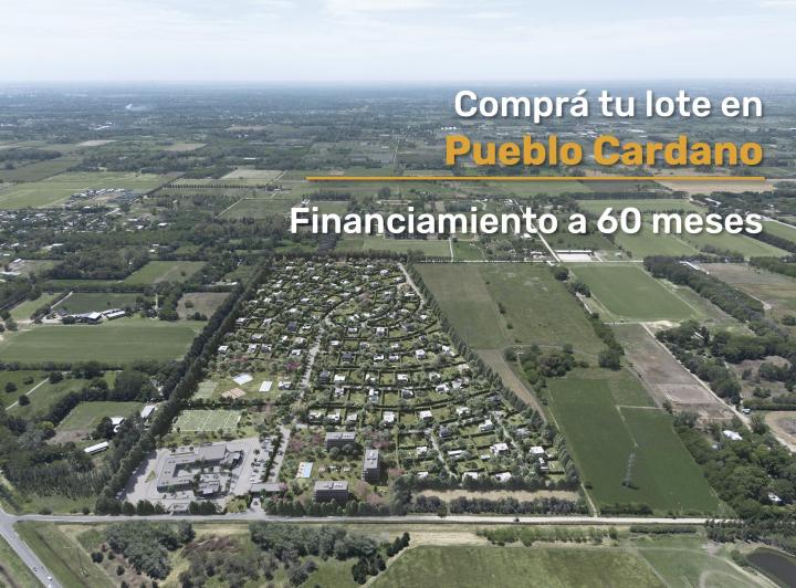 Render aéreo · Pueblo Cardano