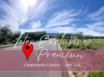 Terreno · 565m² · Lotes Exclusivos en Carpintería, San Luis – Inversión Inteligente en Ubicación Premium
