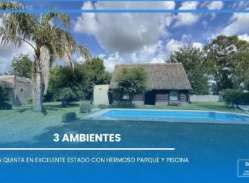 Casa · 200m² · 3 Ambientes · 1 Cochera · Casa, Domselaar, San Vicente, Quinta, Pileta, Venta, Quincho, Parrilla, Ruta
