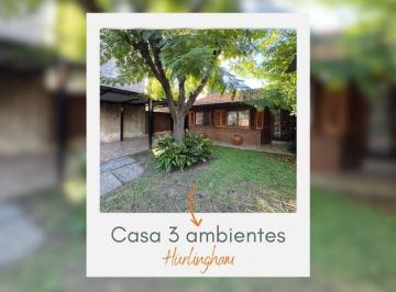 Casa · 64m² · 3 Ambientes · 2 Cocheras · Casa 3 Ambientes Venta en Hurlingham Parque Quirno