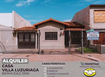 RUS-RUS-10189_2 · Alquiler Casa 3 Ambientes Villa Luzuriaga