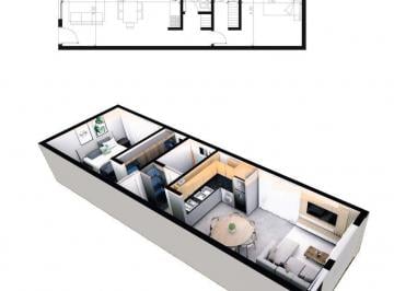 Departamento · 60m² · 2 Ambientes · Departamento en Los Cardales