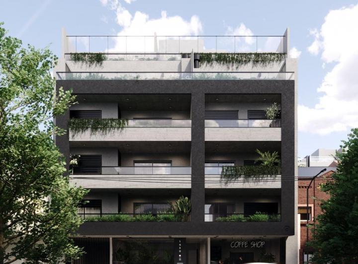 Desarrollo vertical · Blue Grey Houses Zapiola