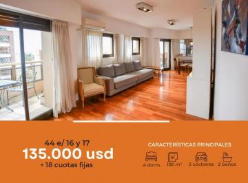 Departamento · 126m² · 5 Ambientes · 2 Cocheras · Departamento en Venta - 4 Dorm. 2 Baños 2 Cocheras - 136 m² - La Plata [financiado]