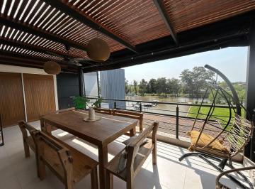 Departamento · 58m² · 2 Ambientes · 1 Cochera · Departamento en Venta 2 Ambientes con Amarra - Barrio Nautico Canal Villanueva Tigre