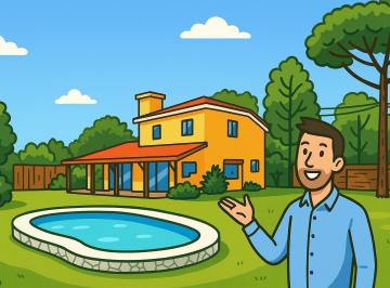 Casa · 144m² · 6 Ambientes · 2 Cocheras · Casa en Venta 3 Dorm. Sobre Lote de 1600 m² en Funes