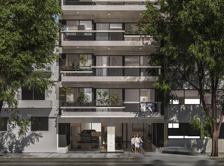 Desarrollo vertical · Living Crespo Julian Alvarez 662