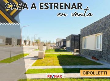 Casa · 58m² · 3 Ambientes · 1 Cochera · Venta Casa a Estrenar Apta Credito Cipolletti