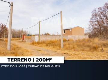 Terreno · 198m² · Venta Terreno | Don José | Valentina Sur | Neuquén