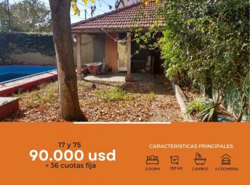 Casa · 170m² · 5 Ambientes · 2 Cocheras · Casa en Venta - 3 Dorm. 2 Baños - 283 m² - La Plata [financiado]