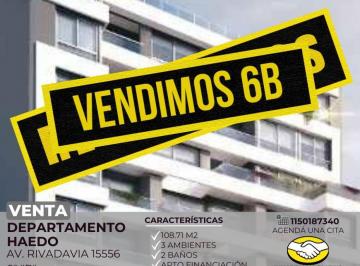 RUS-RUS-10224_2 · Venta Departamento 3 Ambientes Haedo Moron 6°b