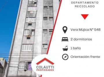 Departamento · 53m² · 3 Ambientes · Vera Mujica 548. Frente. Reciclado. Escriturado. Apto Credito. Facultades. Inversión Ideal