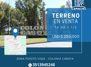 Terreno de 5 ambientes, Colonia Caroya · Campo en Venta de 2 Dor. | 5 Amb.