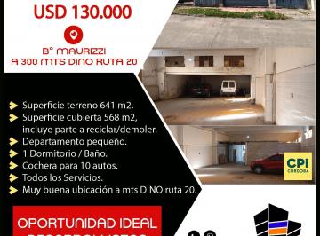 Bodega-Galpón de 4 ambientes, Córdoba · Venta Galpon + Departamento + Terreno