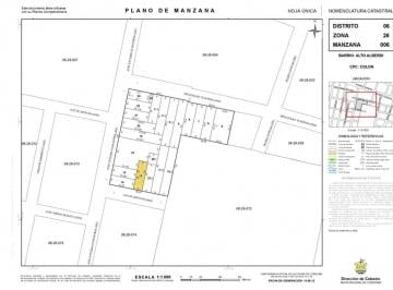 Foto · Lote Venta Alto Alberdi 1561 m² en 5 Lotes Individuales. Zona G2