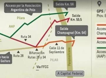 Terreno · 1218m² · Mmc. Hermoso Lote en Venta en Medal Country Club, Pilar