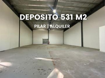 Depósito · 531m² · Depósito de 531 m² en Predio Cerrado, Pilar.