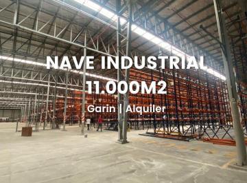 Depósito · 11000m² · Depósito en Garin en Alquiler. Predio Privado de 17.000 m²