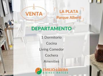 Departamento · 61m² · 3 Ambientes · 1 Cochera · Departamento en La Plata