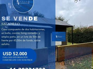 Casa · 60m² · 3 Ambientes · Casa en Saladillo