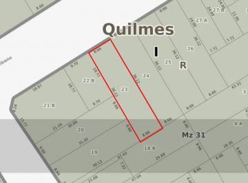 Terreno · 312m² · 5 Ambientes · Venta Terreno Quilmes Ideal Constructor o Inversor