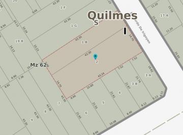 Terreno · 250m² · Venta Terreno/galpón de 1001 m² Ideal Inversor en Quilmes