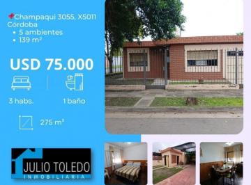 Casa · 139m² · 5 Ambientes · 2 Cocheras · B° Ate: Vendo Casa de 3 Dorm. a 2 Cuadras del Mc Donald ´s Ruta 20
