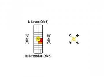 Terreno , Uruguay · 3 Lotes: E/ La Varizon, Los Berberechos y Calle 56 - La Esmeralda - B540