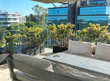 Departamento · 81m² · 3 Ambientes · 1 Cochera · Departamento en Alquiler Amoblado 3 Ambientes Ultimo Piso con Terraza en Vilahaus - Ayres Vila - Pil