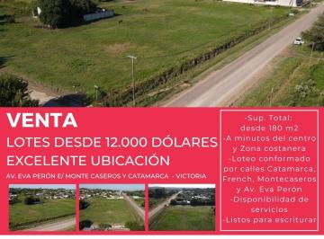 Terreno · 293m² · Lotes con Excelente Ubicacion - Eva Peron - Montecaeros - French - Catamarca - Desde Usd 12.000