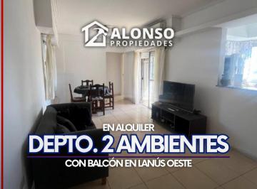 Departamento · 45m² · 2 Ambientes · Departamento 2 Ambientes con Balcón en Alquiler en Lanús