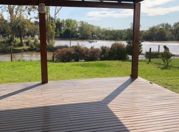 Departamento · 178m² · 5 Ambientes · 2 Cocheras · Depto Pb con Jardin Al Rio, 3 Dorm. y Dependencia - Dos Cocheras - Barrio Náutico Albanueva