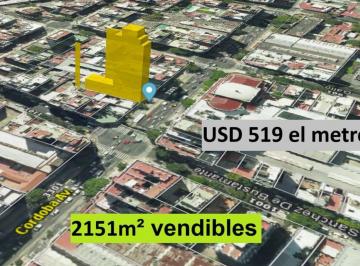 Terreno · 355m² · Lote en Venta en Córdoba y Gallo 2154 m² Vendibles