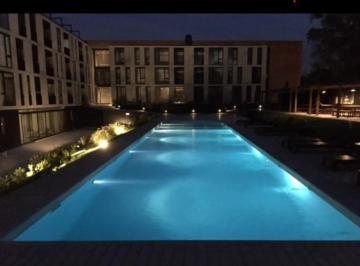 Departamento · 47m² · 2 Ambientes · 1 Cochera · Alquiler Departamento 2 Ambientes Amoblado Complejo Club Bamboo, Pilar