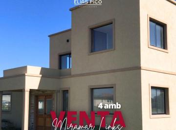 Casa · 600m² · 3 Dormitorios · Venta Casa a Estrenar Barrio Privado Frente Al Mar "Miramar Links"