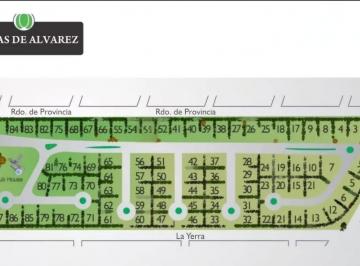 Terreno · 719m² · Venta Lote Fincas de Alvarez. Acceso Oeste Km 42
