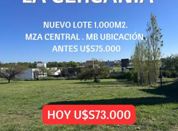 Terreno 1000m² Venta La Cercania · La Cercanía Nuevo Ingreso