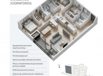 Departamento · 38m² · 2 Ambientes · Departamento de Categoría 2 Dorm. 5ta Sección