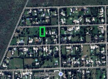 Terreno · 1000m² · Terreno de 1000 m² en Venta en Fisherton - Hostal de Sol Oeste